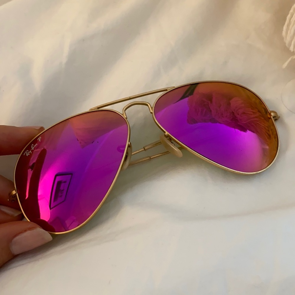 Rayban polarized aviators